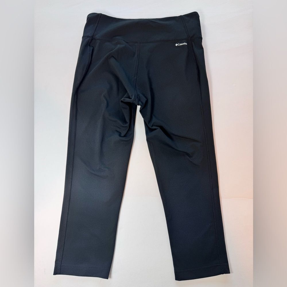 Columbia Women’s Black Cropped Leggings Size Large - Picture 2 of 7